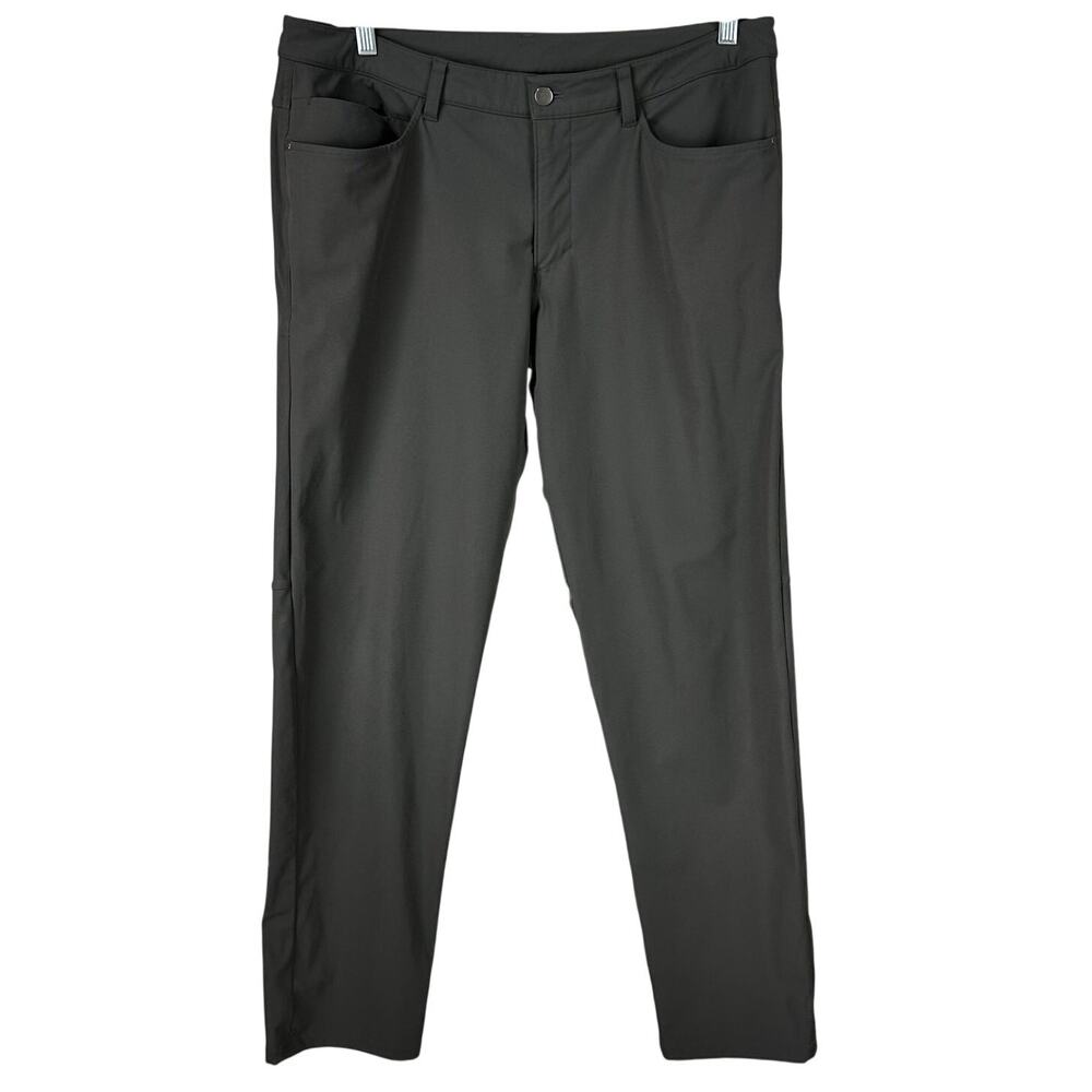 Lululemon ABC Pant Classic Brownish Grey Men's Size 36 x 32 Excellent Condition
